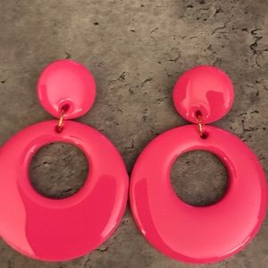 Blush daisy handmade earrings new